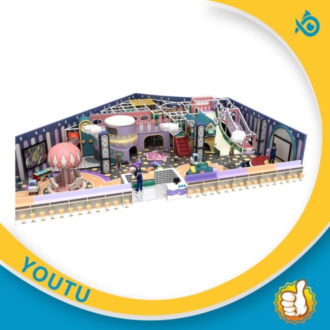 500 square meter children's playground trampoline naughty castle