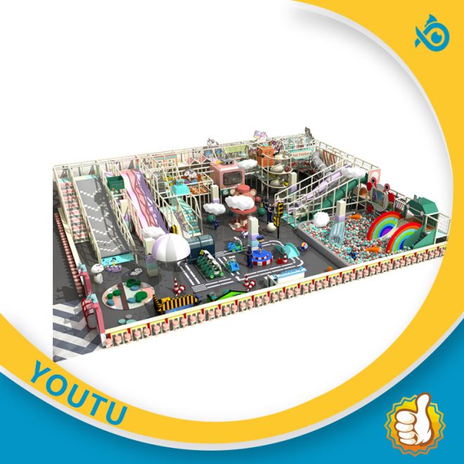 1200 square meter children's playground trampoline naughty castle