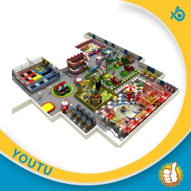 Colorful Theme Naughty Castle 2000 square meters