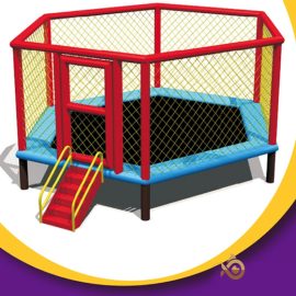 Outdoor Trampoline Jumping for Children