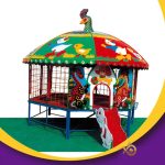 Peafowl shape mall size kids indoor trampoline park for home - Image 2