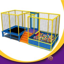 Small Indoor Kids Trampoline with Foam Pit