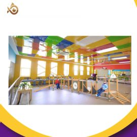 Kids Kindergarten Indoor Wooden Playground Sensory Fitness Equipment