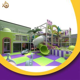 750m2indoor Amusement Park TheLarge Sliding Barrel with Free TrampolinesPlayground Offering Feeling of Weightlessness