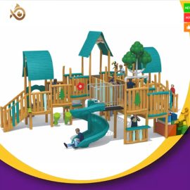 Hot Sale Kid Playground Outdoor Equipment, Commercial Playground Kids Outdoor Playground Wood