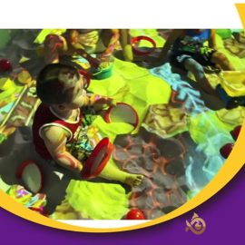 Colorful Kids Playground Interactive Wall Projection