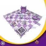 Soft Play Package Kids Purple Inflatable Castle Indoor Equipment