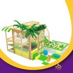 Forest style Kids And Toddler Naughty Castle Green Playground Indoor Equipment Soft Play Playground For Sale - Imagen 2