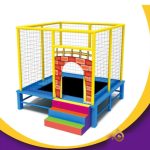 With safety enclosure commercial 14 kids trampoline tent - Imagen 3