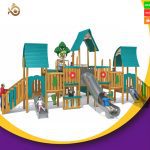 Hot Sale Kid Playground Outdoor Equipment, Commercial Playground Kids Outdoor Playground Wood - immagine 3