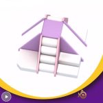 Soft Play Package Kids Purple Inflatable Castle Indoor Equipment - Bild 3