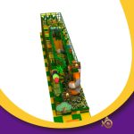 Forest Style Green Kids And Toddler Kids Naughty Castle Big Playground Indoor Equipment Soft Play Playground For Sale - immagine 3