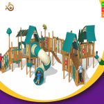 Hot Sale Kid Playground Outdoor Equipment, Commercial Playground Kids Outdoor Playground Wood - immagine 4