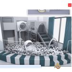 Play Customized Soft Indoor Playground Naughty Castle Equipment Indoor Soft Play Region For Kids Delightful Ball Pills - immagine 4