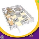 Soft Play Package Kids Grey Style Inflatable Castle Slide Indoor Equipment Set - Image 4