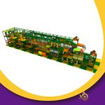 Forest Style Green Kids And Toddler Kids Naughty Castle Big Playground Indoor Equipment Soft Play Playground For Sale
