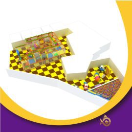 Kids Naughty Castle Colorful Kids And Toddler 8.6*6M Small Playground Indoor Equipment Soft Play Playground For Sale