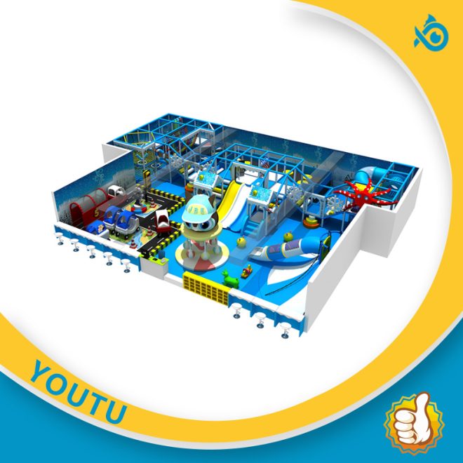 Marine color children's playground supporting equipment - Image 5