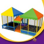 With safety enclosure commercial 14 kids trampoline tent - Imagen 6