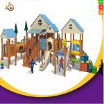 Hot Sale Kid Playground Outdoor Equipment, Commercial Playground Kids Outdoor Playground Wood - immagine 6