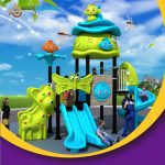 Outdoor Kids Spiral Tube Slide And Swing Set Playground - Bild 6