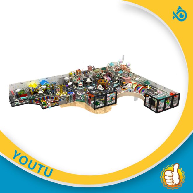 1200 square meter children's playground trampoline naughty castle - Image 6