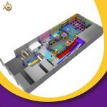 1200㎡Trampoline Theme withSmall High Climbing Rope AmusementEquipment for Market Mall - Image 7